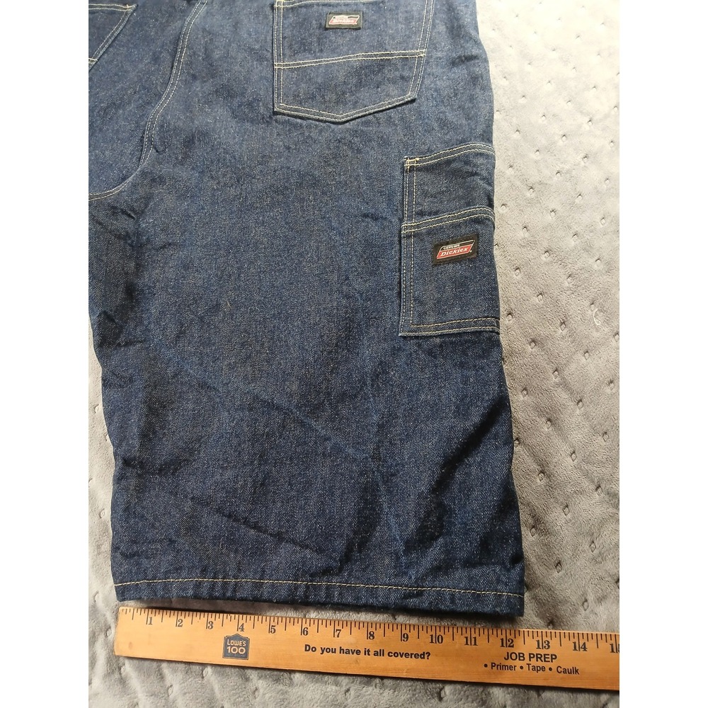 ✨️Vintage Dickies Denim Carpenter Shorts Men's Size 42 Dark Wash Baggy Skater✨️ - Picture 7 of 7